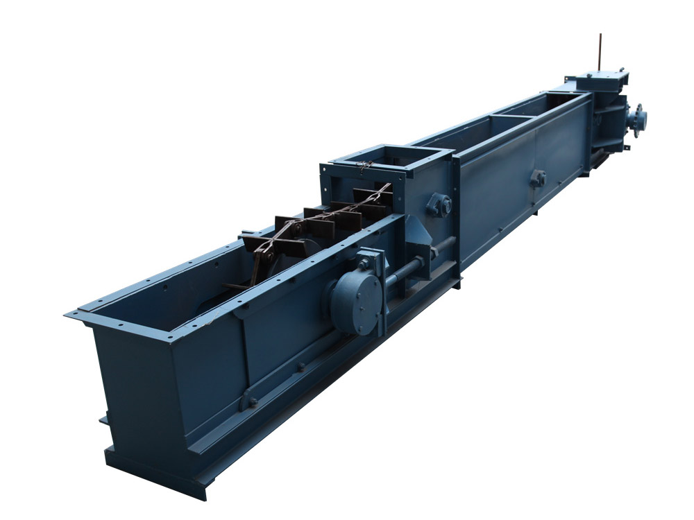 Buried scraper conveyor